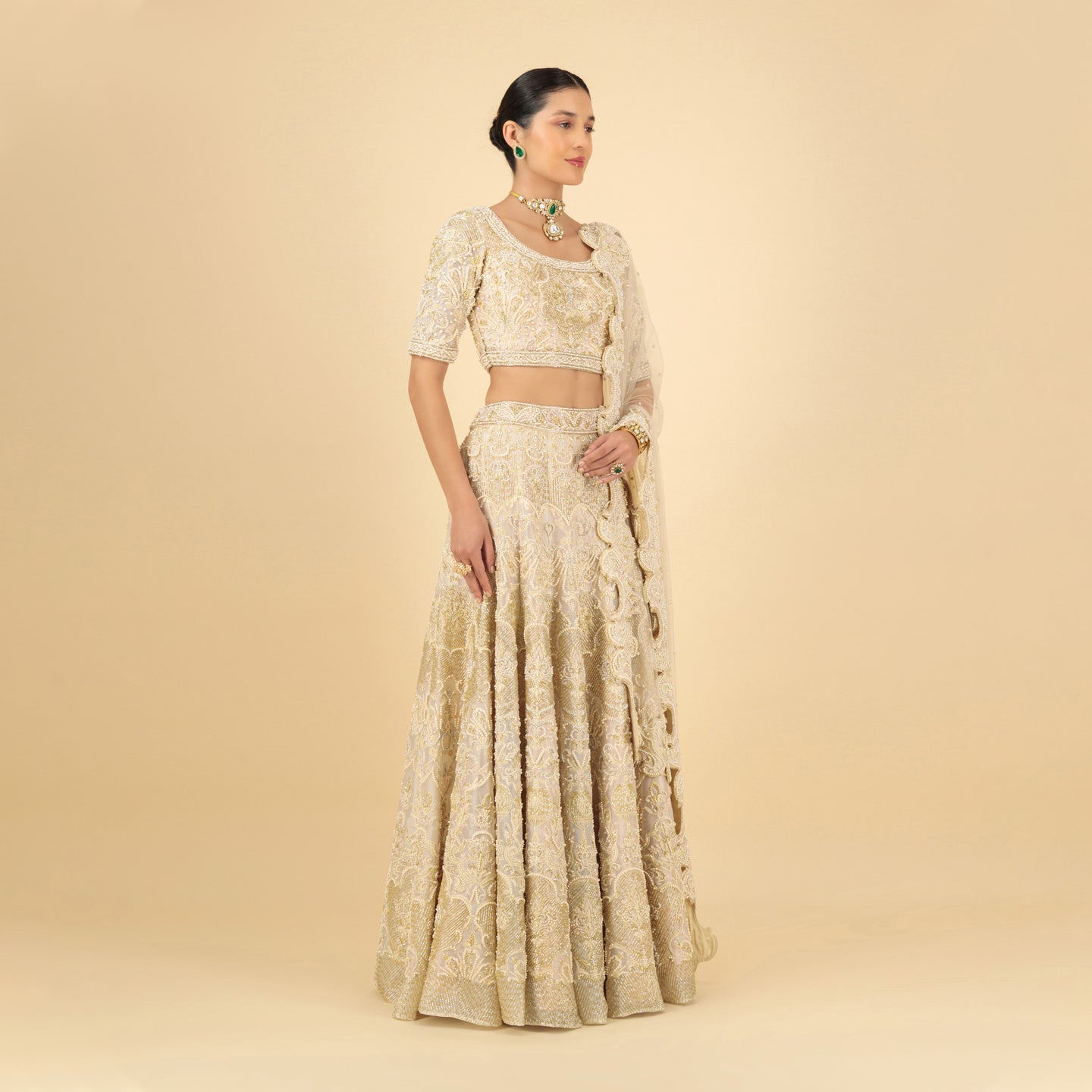 Ivory Lehenga