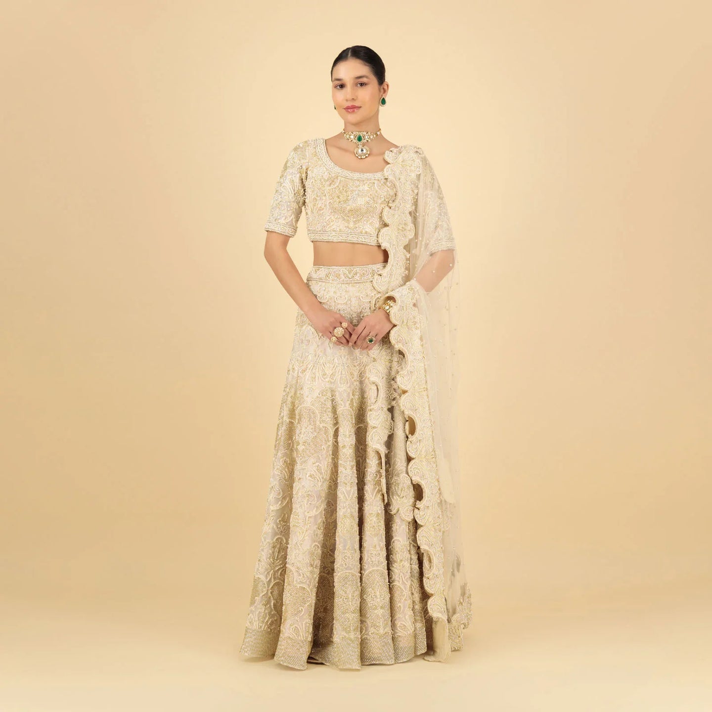 Ivory Lehenga