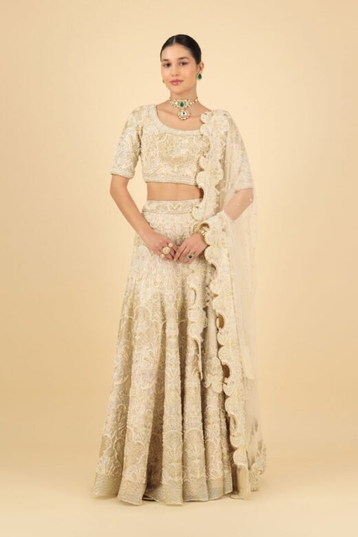 Ivory Reverie Embroidered Lehenga Set