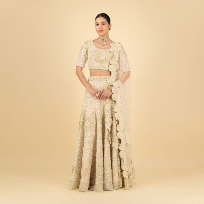 Ivory Reverie Embroidered Lehenga Set